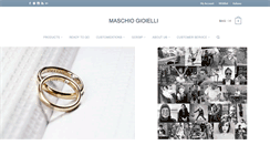 Desktop Screenshot of maschiogioielli.com